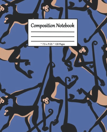 Chimpanzee Composition Notebook: Chimpanzee notebook, Nifty Wide Ruled Paper Notebook Journal | Cute Chimpanzee, Lined Workbook for Teens Kids ... for Writing Notes ... Chimpanzee lovers! .