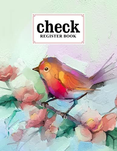 Check Register Book Check Register Book Oil Painting Cover, a Book to Keep Track of the Checks in Your Accounts, Checkbook Register Books Large Print, by Anton Schrader