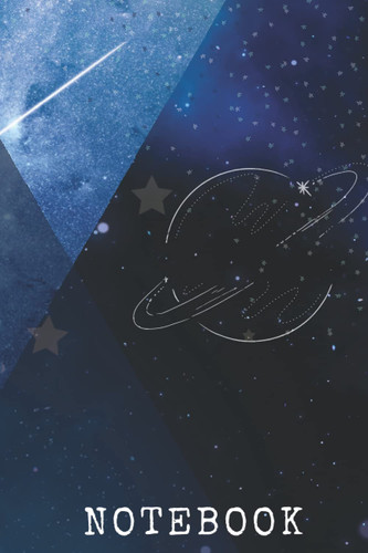 The galaxy Notebook: A beatiful and elegant galaxy themed notebook to write in your thoughts, ideas and plans.