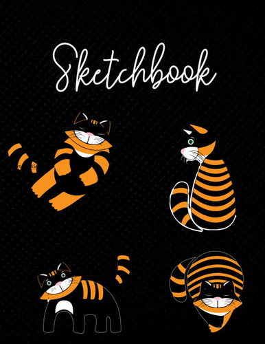 Premium Sketchbook: Large 8.5" X 11" Cute Graphical animal Sketch Cover Drawing Pads for Boys Girls and Adults | art supplies for painting, drawing, ... | Best Blank Sketchbooks Ever /Vol-01