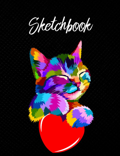 Premium Sketchbook: Large 8.5" X 11" Cute Graphical animal Sketch Cover Drawing Pads for Boys Girls and Adults | art supplies for painting, drawing, ... | Best Blank Sketchbooks Ever /Vol-04