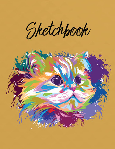 Premium Sketchbook: Large 8.5" X 11" Cute Graphical animal Sketch Cover Drawing Pads for Boys Girls and Adults | art supplies for painting, drawing, ... | Best Blank Sketchbooks Ever /Vol-07