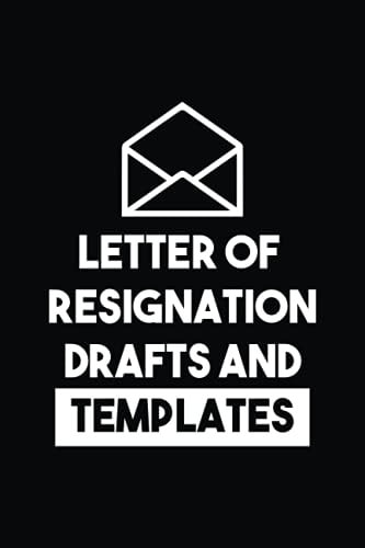 Letter of Resignation Drafts and Templates Gift Idea for Friends Family Mom, Dad, Coworkers, School, Or Office Lined Notebook with Funny Text