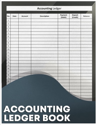 Accounting Ledger Book: Simple Accounting Ledger for Bookkeeping and Small Business Income Expense Account Recorder & Tracker logbook | Vol.1