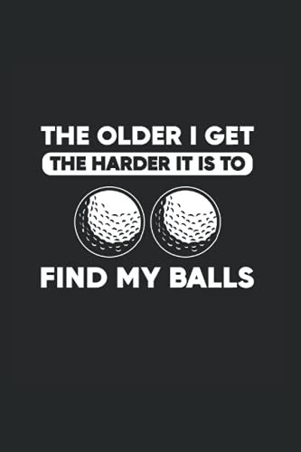 The Older I Get The Harder It Is To Find My Balls Calendar 2022: Golf Calendar 2022 Golf Calendar Planner Monthly Weekly Funny Golf Appointment Planner 2022 Golf Appointment Book 2022