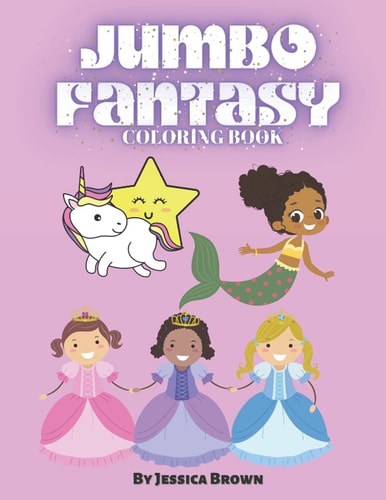Jumbo Fantasy Coloring Book