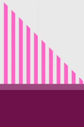 Notebook: Pink, magenta, and gray notebook, 6x9in, 120 pages, paperback notebook for writing and note-taking