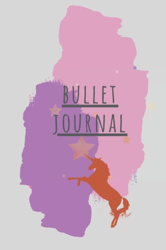 Bullet Journal- Pastel unicorn design