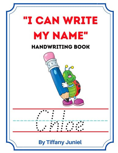 I Can Write My Name Handwriting Book Chloe