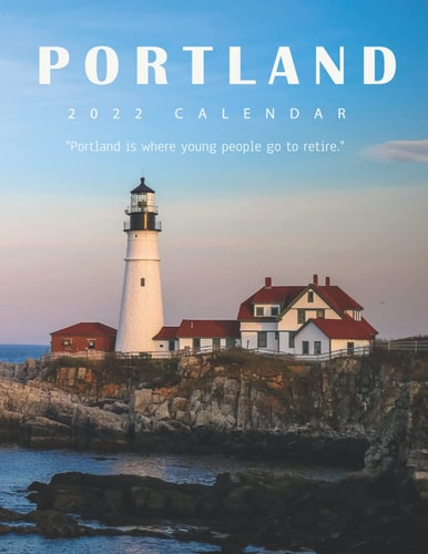 Portland 2022 Calendar: Mini Calendar 2022 with Large Grid for Note - To do list, Gorgeous 8.5x11'' Small Calendar, Non-Glossy Paper