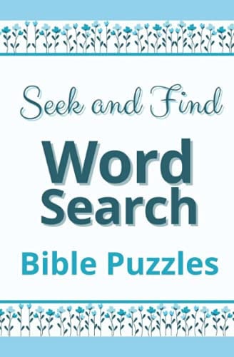 Seek and Find Word Search Bible Puzzles Word Search Activity Puzzle Book