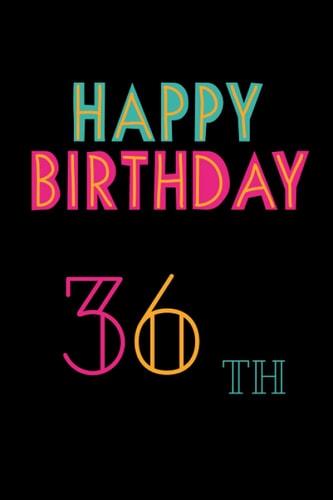 Happy 36th birthday a note book of memories and beautiful moments: 36Th Birthday Gift Lind Note Book / Journal / Diarg Gift / 120 blank page / 6x9 Inches . Mate Finish Cover