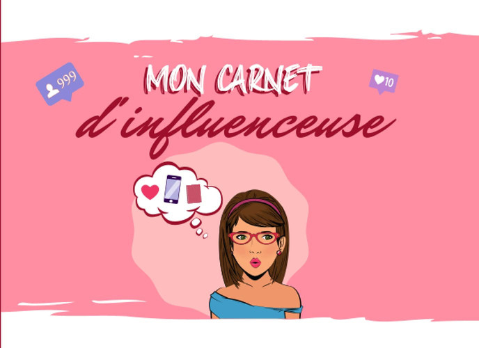 MON CARNET D'INFLUENCEUSE: Journal de planification pour posts et story - Organisation pour 12 Mois (French Edition)