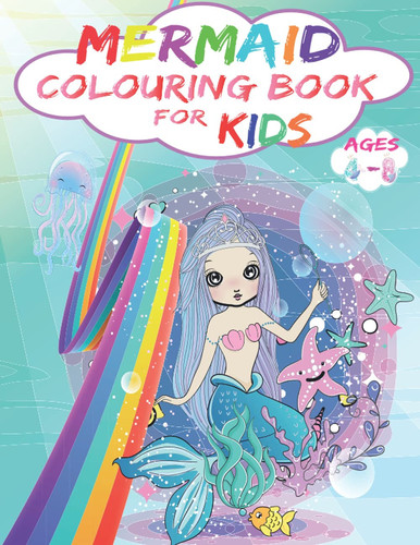 Mermaid Coloring Book for Kids Ages 4-8: Unique Coloring Pages for boys and girls