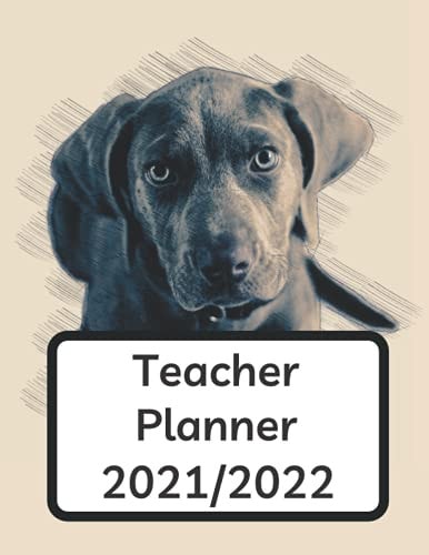 Teacher Planner 2021-2022: Teacher Weekly Lesson Planner with Animals Cover, Weekly and Daily Schedule Planner for Teachers