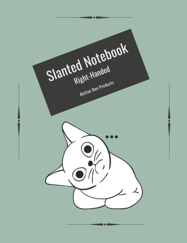 Slanted Notebook: Right-Handed