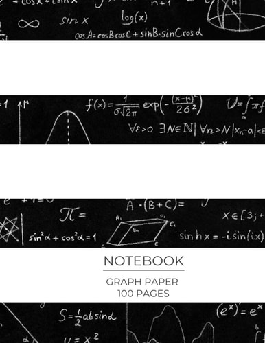 Notebook Graph Paper: Composition Notebook for Math and Science Students | Quad Ruled 5 squares per inch
