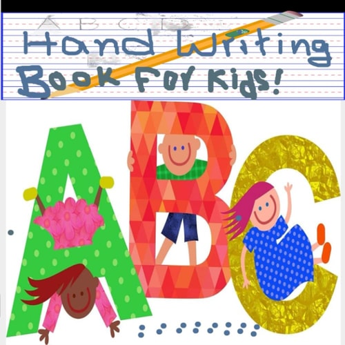 Handwriting Book For Kids: Practice that allows young children increase their fine motor skills 8.5 X 8.5 inches (140 pages) Pre-K-1st grader