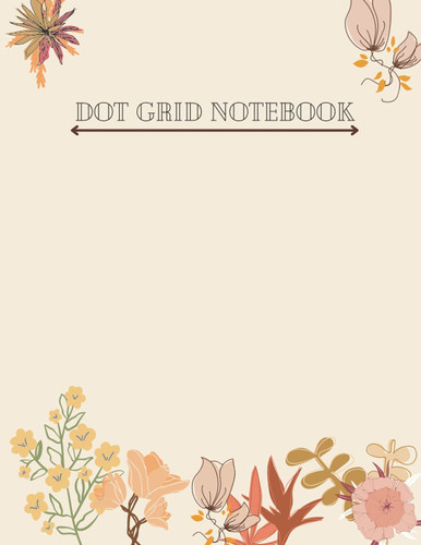 Dot Grid Notebook: 8.5" x 11": Dot Grid Notebook for school