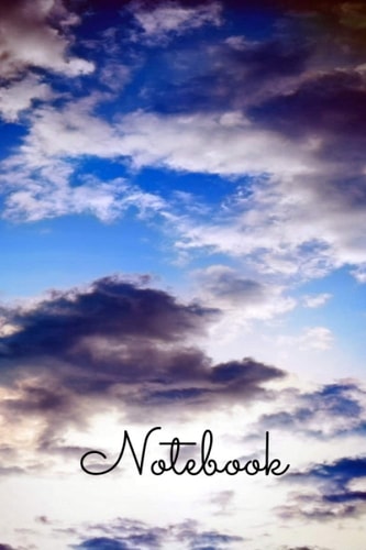 Rain Clouds Notebook: Gift for Lover Ones Clouds and Blank Notebook .120 pages.: Beautiful Clouds Notebook: for Lover Ones Nature and Sky and The Rain .
