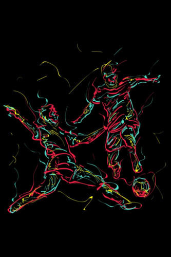 Abstrakte Kunst Fussball Torwart Liebhaber Fußballtrainer: DIN A5 Doted Gepunktet 120 Seiten / 60 Blätter Notizbuch Notizheft Notiz-Block Lustige ... Stürmer Geschenke (German Edition)