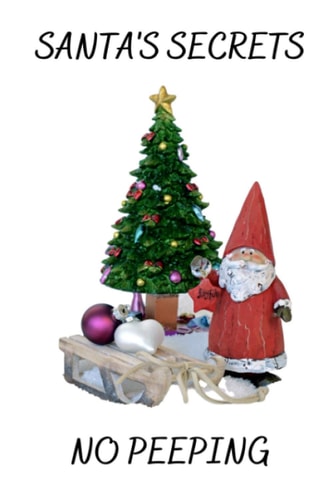 Santa's Secrets No Peeping: Blank Lined Notebook Journal Diary For Keeping a List And Checking It Twice 100 Pages 6"x9"