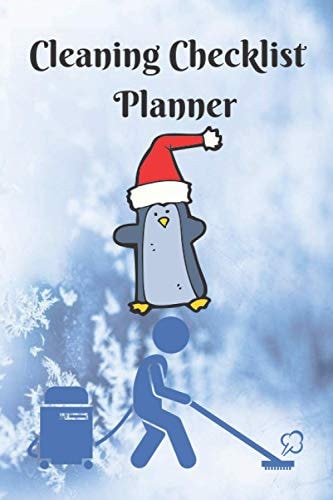 Cleaning Checklist Planner: Cleaning Checklist Planner for keeping cleaning record | Cleaning Checklist Notebook as gift for man, woman, teens, kids & ... Checklist Planner for Christmas Gift.