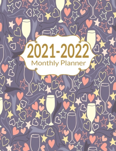2021-2022 Monthly Planner: 24 Months Calendar, 2 Years Appointment Calendar, Personal Planner, Agenda Schedule Organizer with Holidays