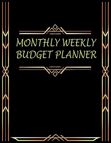 Monthly Weekly Budget Planner Financial Organizer and Finance Monthly and Weekly Budget Planner Expense Tracker 12 Months