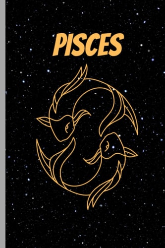 Pisces Zodiac Notebook: 6x9" Blank Lined Notebook Journal