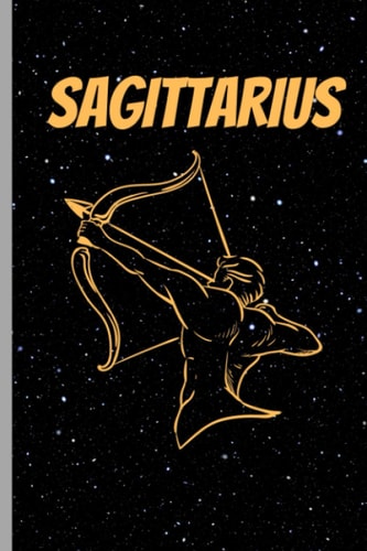 Sagittarius Zodiac Notebook: 6x9" Blank Lined Notebook Journal