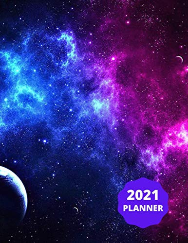 2021 Planner: Monthly & Weekly Calendar | Planning Schedule Organizer | January 2021 - December 2021| Yearly Planner | Pocket Planner & Organizer
