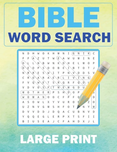 Bible Word Search Large Print KJV Bible Large Print Word Search Puzzle Book for Seniors