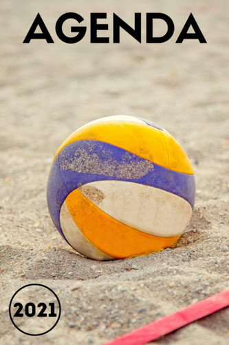 Agenda 2021 Volleyball: Agenda 2021 semainier - Format a5 - planificateur hebdomadaire et mensuel - de janvier à décembre 2021 - 1 semaine sur 2 pages - cadeau volley pour homme femme (French Edition)