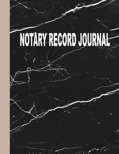 Notary Records Journal: Official Notary Journal| Public Notary Records Book|Notarial acts records events Log: |Notary Template| Notary Receipt Book