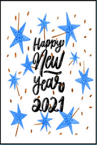 Happy new year 2021: Gift for Lesson Planner:| Includes Quotes & Holidays | notebook | notebook for your dreams|Weekly and Monthly Calendar Agenda/104 pages.