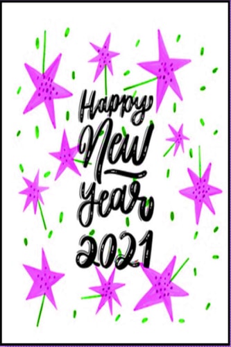 Happy new year 2021: Gift for Lesson Planner: Weekly and Monthly Calendar Agenda |notebook |notebook for your dreams|104 pages.