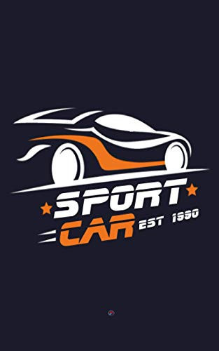 ( sport car ) notebook: Best gift for your friends - for cars fan - College Ruled - 120 Pages – 5x8