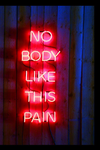 No Body Like This Pain Notebook: Fitness Workout Motivation Notebook College Ruled