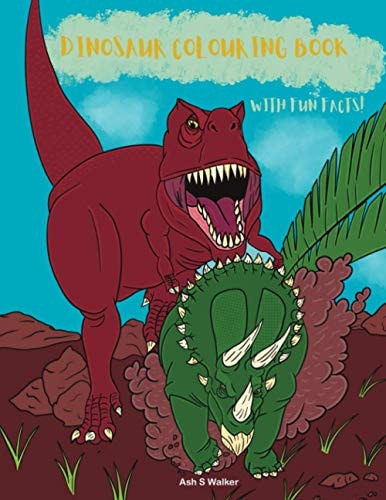 Dinosaur Colouring Book With Fun Facts!