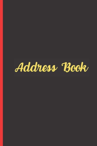 Address Book With Tabs: Large Address Organizer and Notes with Alphabetical Tabs | Keep & Record Contacts, Phone Numbers, Addresses, Emails, Birthday: ... Journal / High-quality Black Matte Cover