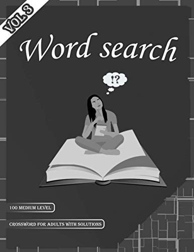 Word search: Large print crossword for adults - bible word search - Soft cover - parragon crossword puzzle for adult - Medium level - Find the word