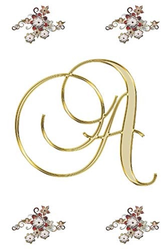 A: Monogram Initial A Notebook