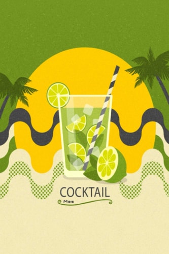 Mes cocktail: Un journal pour enregistrer vos créations uniques et vos boissons préférées des Fêtes (French Edition)