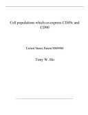 Cell Populations Which Co-Express CD49c and CD90 United States Patent 9969980