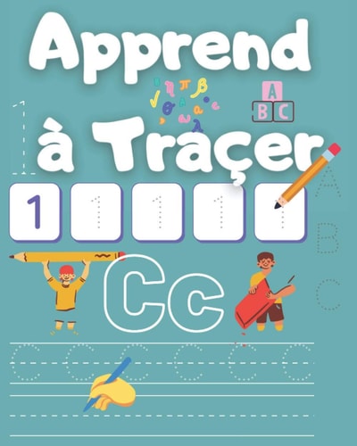 Apprend 1 à Traçer Cc J'apprend a Traçer et Je M'amuse ! Enfants dès 3 Ans Cahiet d'écriture Activité Intelligente Cahiet de Graphismepour Jeune Enfant Debutants