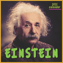 Einstein Calendar 2021 Science Genius 16 Months 8.5x8.5 Inc Colorful Glossy Finish