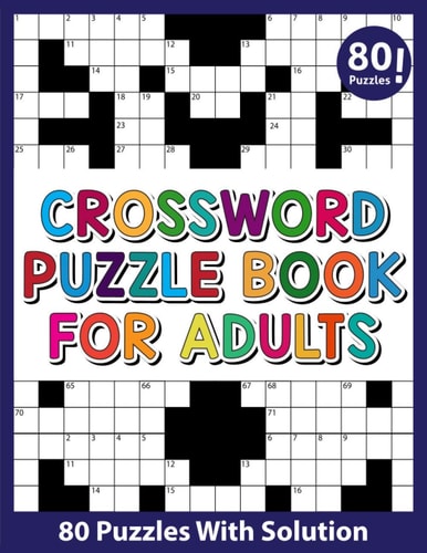 Crossword Puzzle Book For Adults