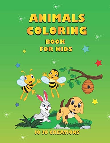 ANIMAL COLORING BOOK FOR KIDS: AGE 3-9