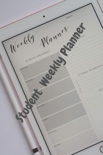 Student Weekly Planner: 2021 Planner - Monthly & Weekly Planner